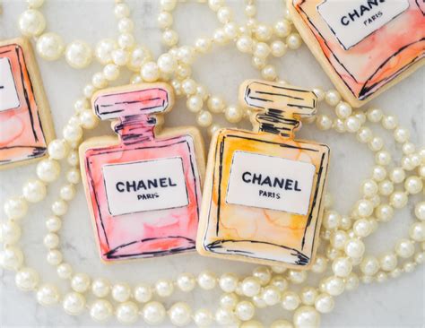 chanel cookies perfume bottle|Watercolor Perfume Bottle Cookies .